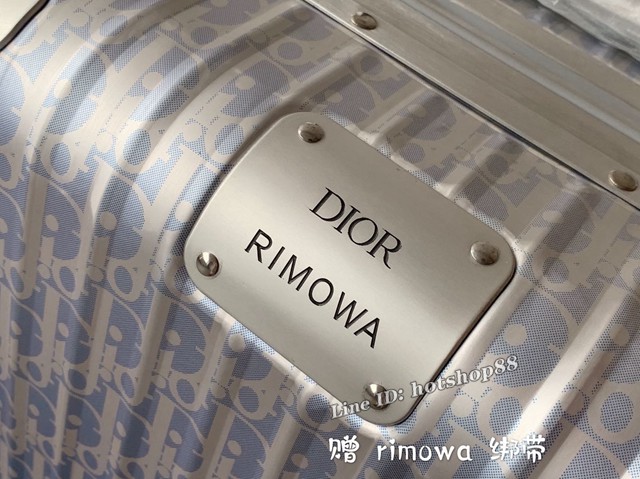 Dior x Rimowa驚豔聯名系列行李箱 RIMOWA限量版行李箱 日默瓦四輪拉杆箱 gdx1226